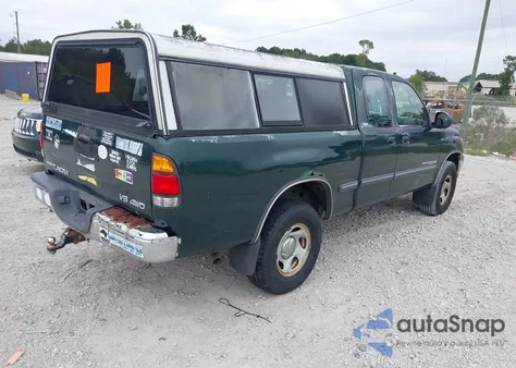 2000 Toyota Tundra Sr5 V8 из США, поврежденный, VIN 5TBBT4411YS113001